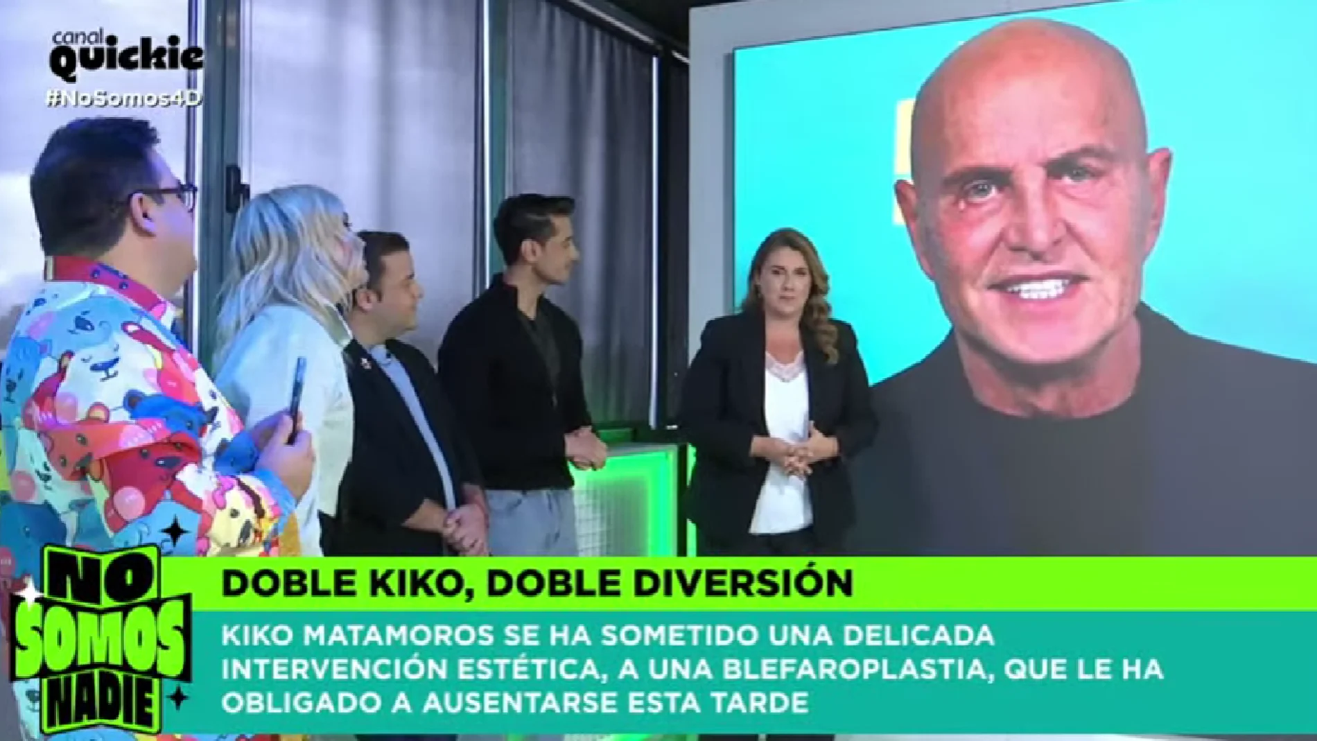 Carlota Corredera y el resto de colaboradores de 'No somos nadie'