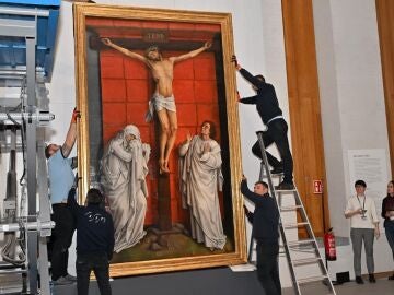 Galer&iacute;a de las Colecciones Reales exhibe temporalmente 'El Calvario' de Rogier van der Weyden REMITIDA / HANDOUT por PATRIMONIO NACIONAL Fotograf&iacute;a remitida a medios de comunicaci&oacute;n exclusivamente para ilustrar la noticia a la que hace referencia la imagen, y citando la procedencia de la imagen en la firma 05/12/2025
