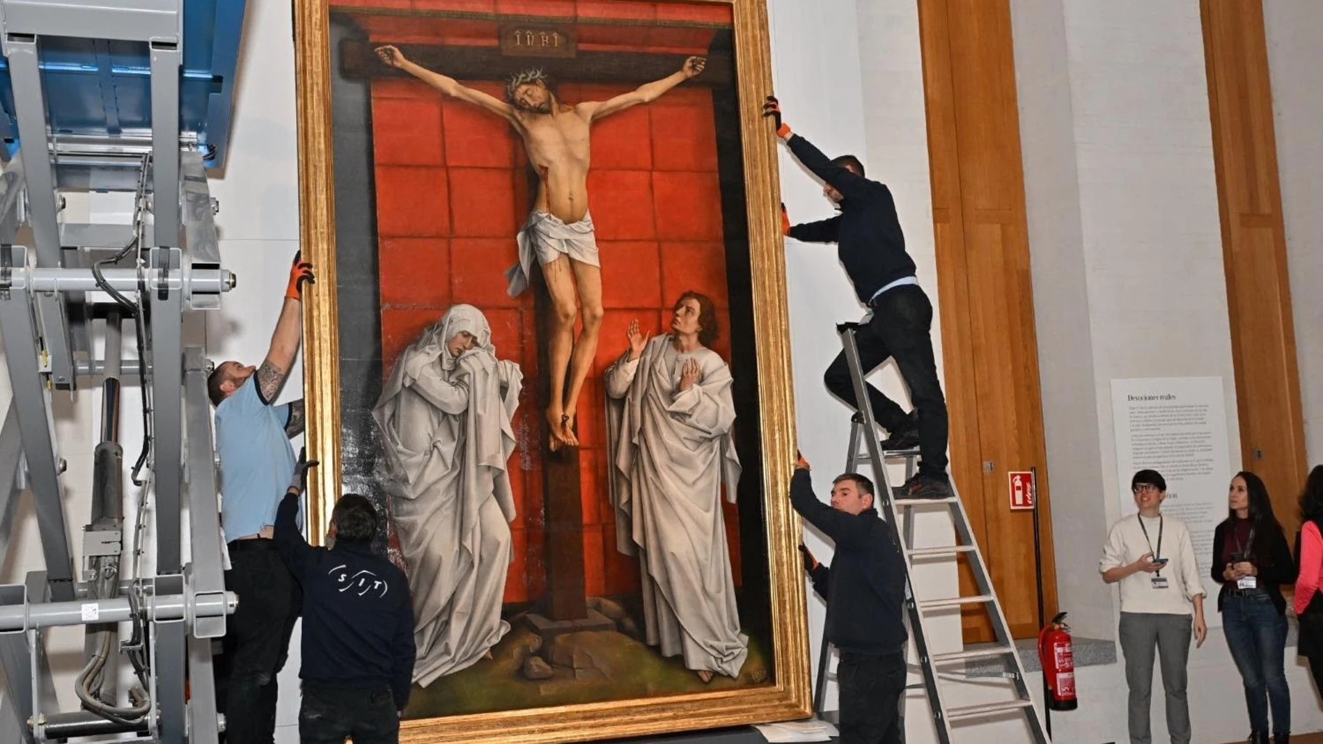 Galería de las Colecciones Reales exhibe temporalmente 'El Calvario' de Rogier van der Weyden REMITIDA / HANDOUT por PATRIMONIO NACIONAL Fotografía remitida a medios de comunicación exclusivamente para ilustrar la noticia a la que hace referencia la imagen, y citando la procedencia de la imagen en la firma 05/12/2025