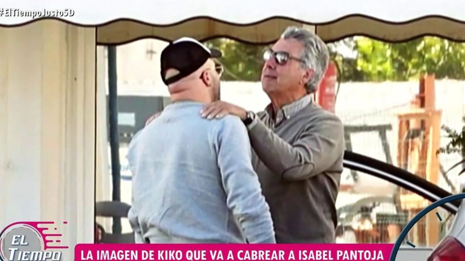 Kiko Rivera hablando con su tío Antonio Rivera