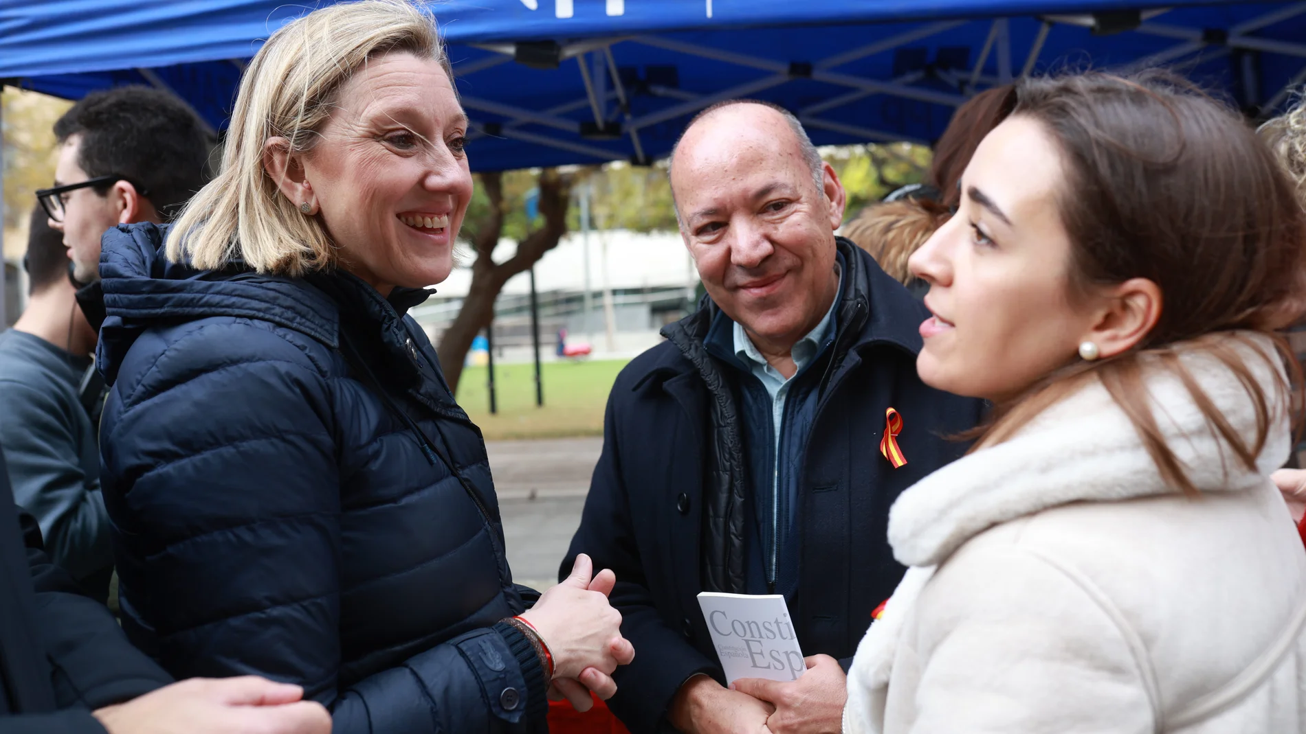 La también consejera junto a José María Barrios en el acto en Zamora