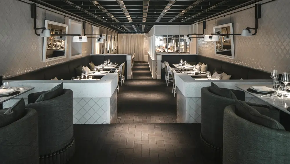 Detalle del interior del restaurante