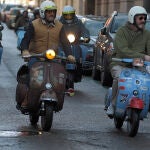 La 'Scooter Run' recorre las calles de Le&oacute;n como cita ineludible del Purple Weekend