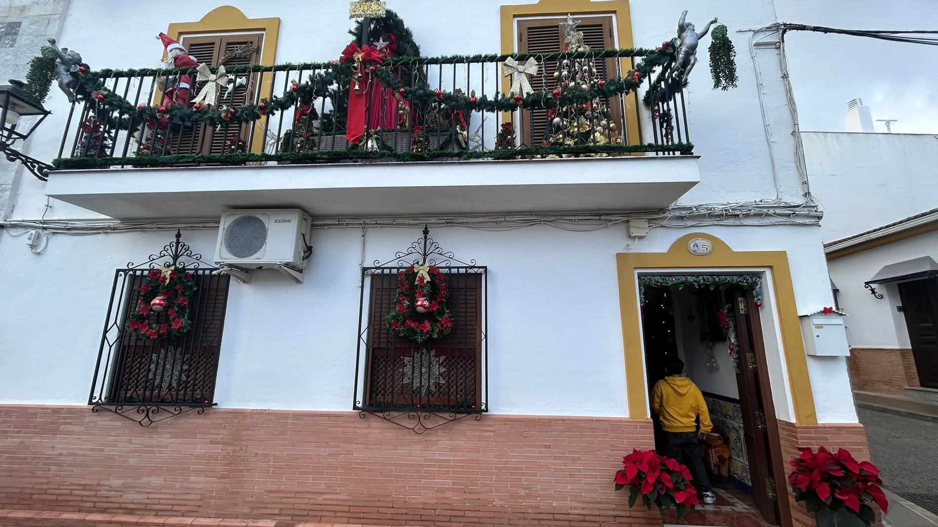La casa de Gerena que es todo un homenaje a la Navidad