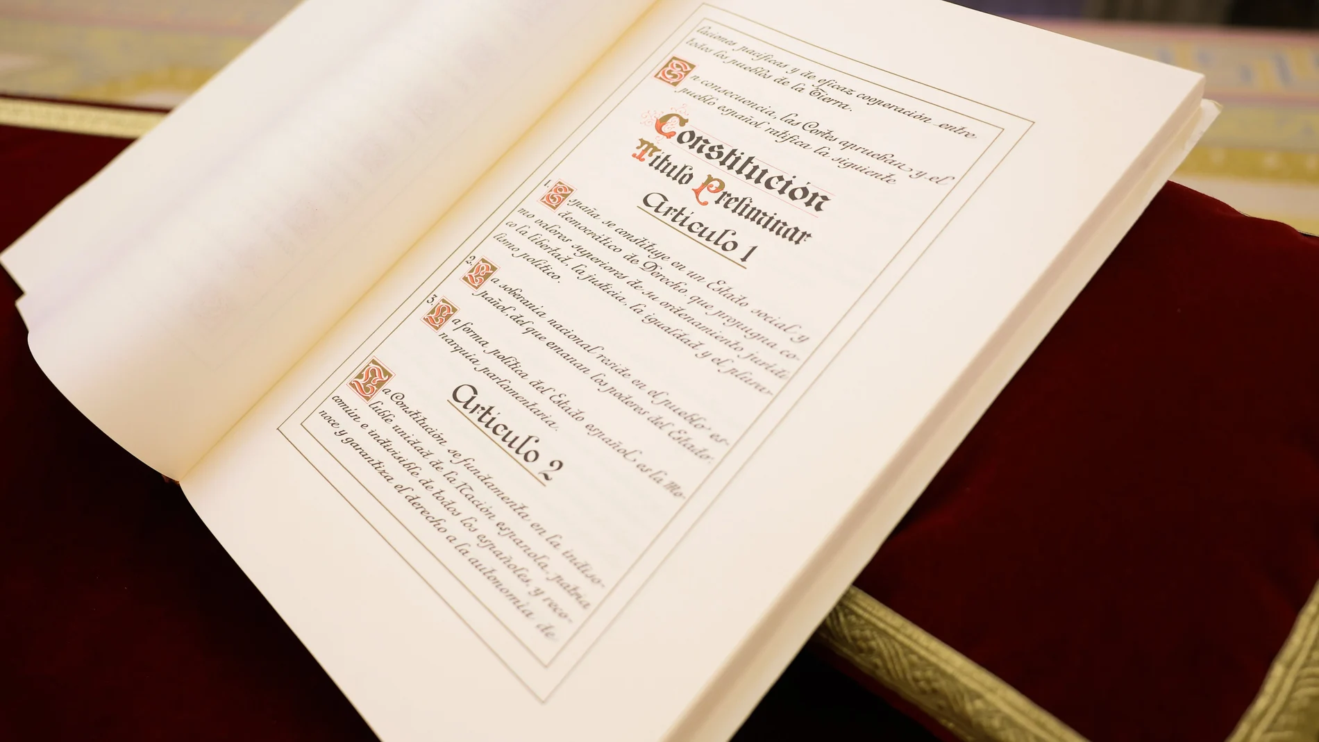 Título Preliminar de la Constitución Española.