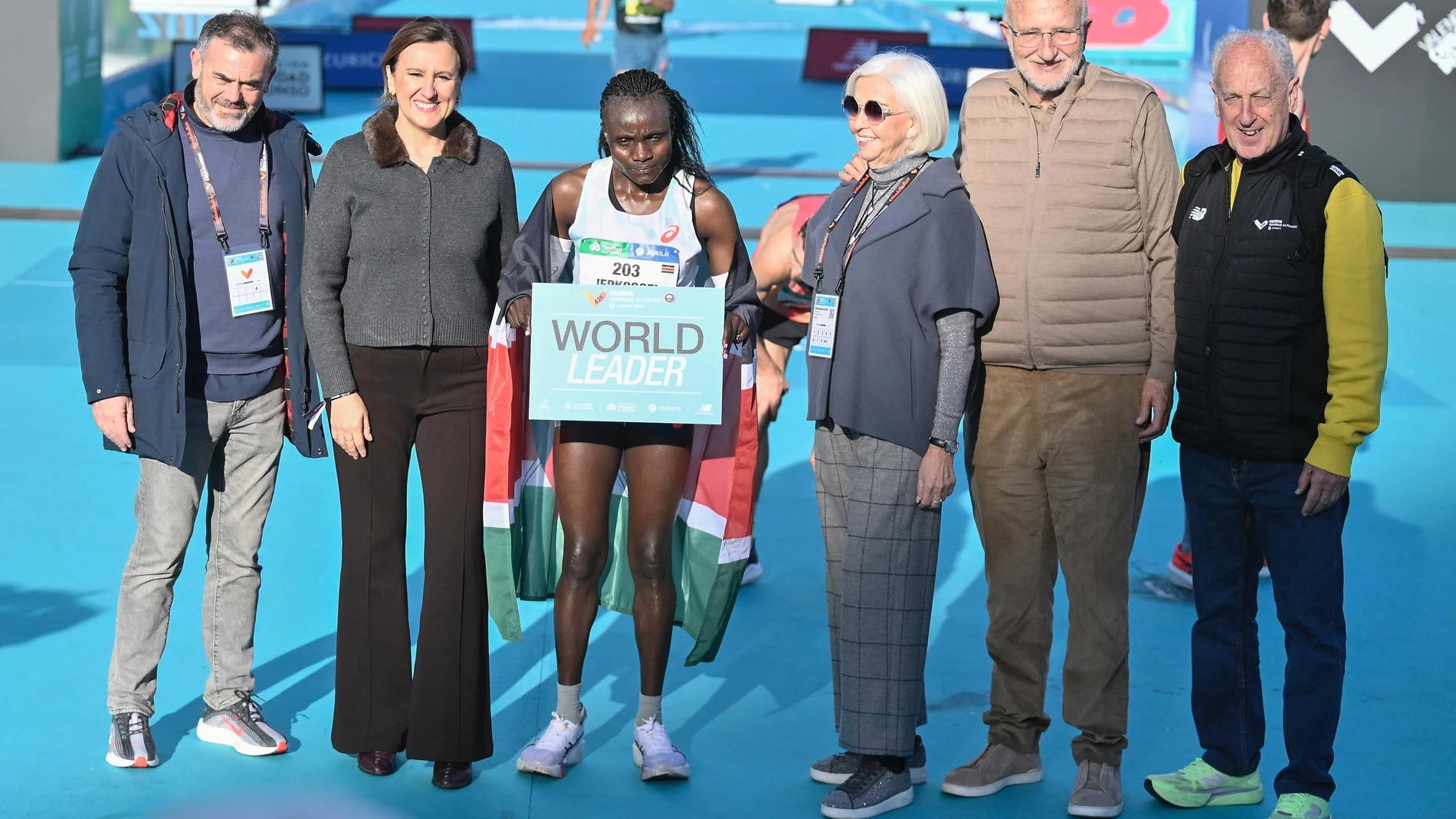 Maratón Valencia Trinidad Alfonso REMITIDA / HANDOUT por GVA Fotografía remitida a medios de comunicación exclusivamente para ilustrar la noticia a la que hace referencia la imagen, y citando la procedencia de la imagen en la firma 07/12/2025