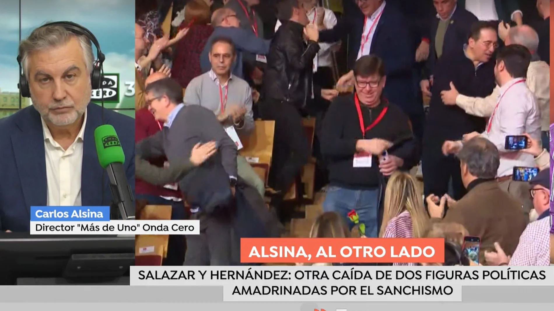 Carlos Alsina carga contra los "hombres del presidente" y critica la gestión de Pedro Sánchez tras la destitución de Antonio Hernández