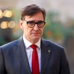 Salvador Illa en el Palau de la Generalitat