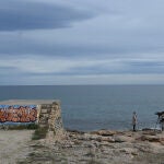 Imagen de la playa en Garrucha (Almer&iacute;a), donde fue encontrado el cad&aacute;ver