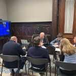 Imagen del Cecopal constituido el s&aacute;bado en el Ayuntamiento de Valencia 