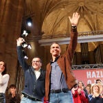 Acto electoral el PSOE con la presencia de Pedro S&aacute;nchez