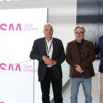 Imagen de la bienvenida de DFactory a Jes&uacute;s Haro y Justo Soria, de ASM Tech Growth