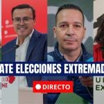 Debate electoral elecciones Extremadura, en directo en TVE: reacciones, claves y ganador