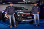 Carlos Sainz y Lucas Cruz, con el Ford Raptor T1+Evo