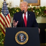 Donald Trump durante su discurso