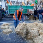 Los agricultores valencianos salen a la calle en Bruselas y Valencia contra el acuerdo con Mercosur: "Si no quieren comer piedra, que nos mantengan"