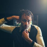 Oriol Pla, en un momento de la representaci&oacute;n