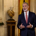 Felipe VI pronuncia su tradicional discurso de Nochebuena