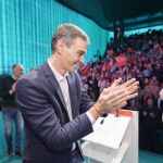 Pedro S&aacute;nchez, durante un acto del PSOE