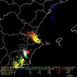 Aemet informa de 1.513 rayos ca&iacute;dos en territorio valenciano este domingo, una situaci&oacute;n "absolutamente extraordinaria"