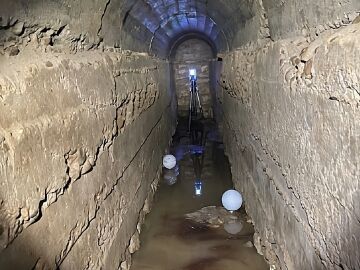 Trabajos arqueol&oacute;gicos en la tra&iacute;da de aguas al Archivo Real de Simancas 