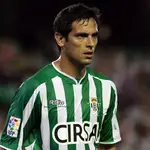 Roque Santa Cruz durante su paso por el Betis