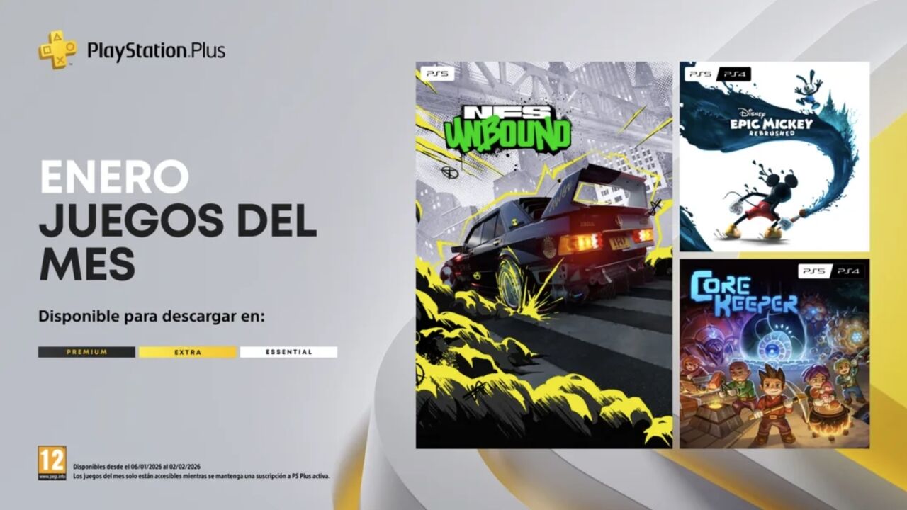 PlayStation Plus anuncia una variada selección de juegos para enero 2026