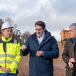 El consejero de Medio Ambiente, Vivienda y Ordenaci&oacute;n del Territorio, Juan Carlos Su&aacute;rez-Qui&ntilde;ones, visita las actuaciones que la Junta de Castilla y Le&oacute;n est&aacute; impulsando en el Pol&iacute;gono Industrial de El Bayo