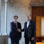 Illa se re&uacute;ne con Junqueras por el acuerdo de financiaci&oacute;n auton&oacute;mica