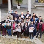 El presidente de la Diputaci&oacute;n de Valladolid, Conrado &Iacute;scar; presenta el calendario junto al presidente de la Asociaci&oacute;n S&iacute;ndrome de Down, Manuel Vel&aacute;zquez, el fot&oacute;grafo Dani Mantis; el diputado Alfonso Romo y algunos de los protagonistas del calendario 