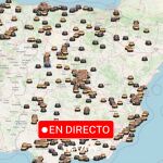 Mapa de balizas V16, en directo hoy: &uacute;ltima hora de los accidentes en las carreteras espa&ntilde;olas