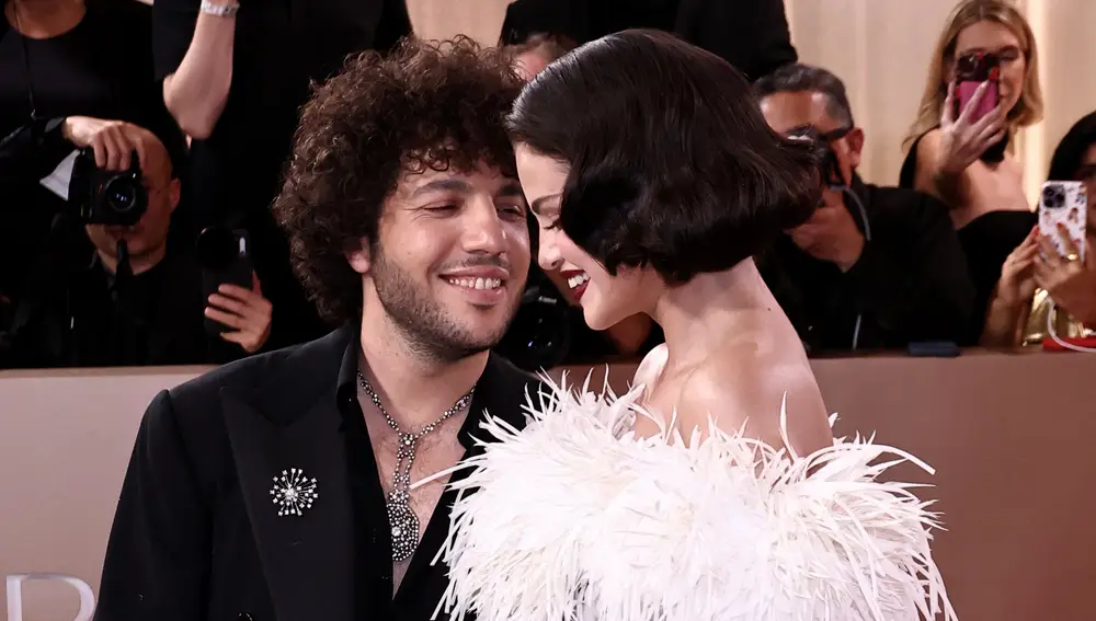 Selena Gomez y Benny Blanco en los Globos de Oro 2026