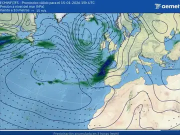 El paso de frentes asociados a borrascas atlánticas provocará lluvias en el oeste peninsular en los próximos días El paso de frentes asociados a borrascas atlánticas provocará lluvias en el oeste peninsular en los próximos días