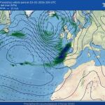 El paso de frentes asociados a borrascas atl&aacute;nticas provocar&aacute; lluvias en el oeste peninsular en los pr&oacute;ximos d&iacute;as