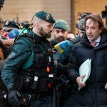 Jos&eacute; Manuel Cuenca a su llegada al juzgado