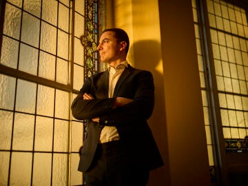 Entrevista con Juan Lobato, Senador por el PSOE. &copy; Alberto R. Rold&aacute;n / Diario La Raz&oacute;n. 14 01 2026