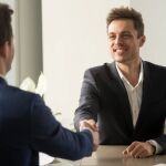 Imagen de una entrevista de trabajo