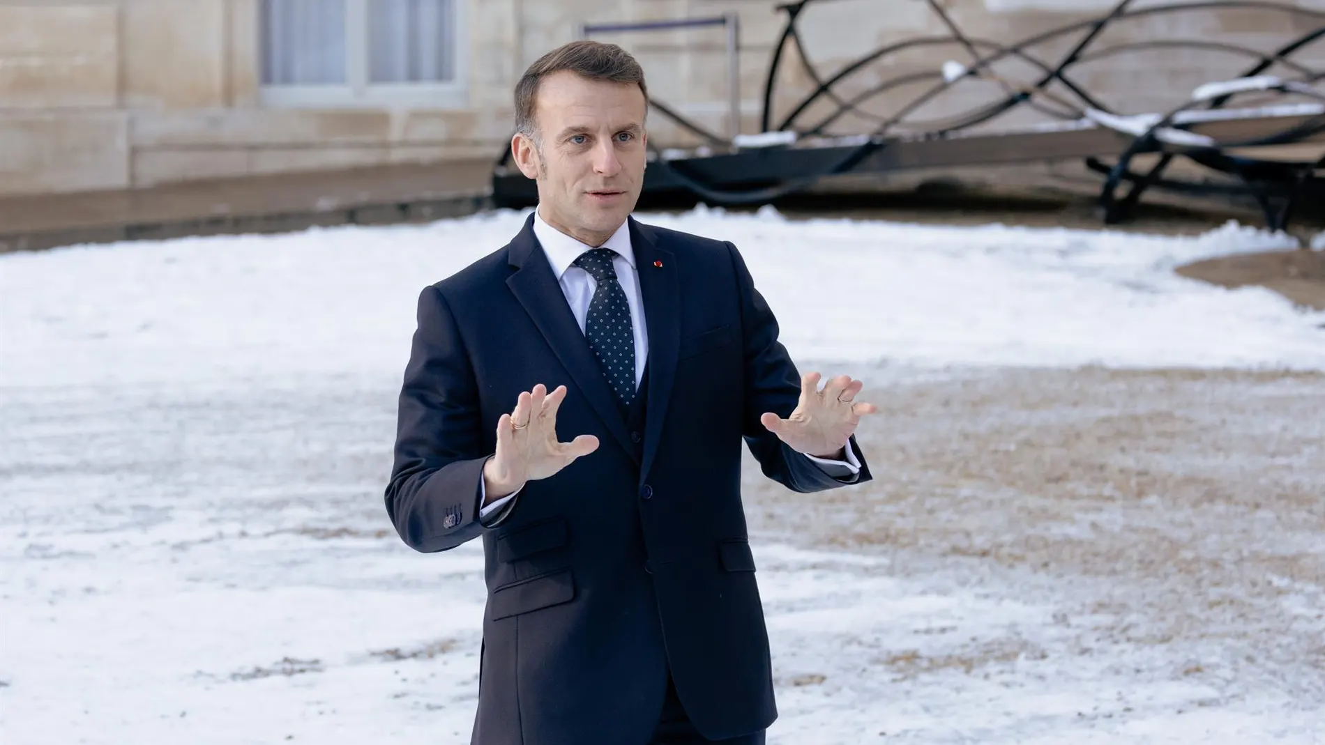 Dinamarca.- Macron rechaza las "amenazas inaceptables" de Trump tras el anuncio de aranceles por Groenlandia