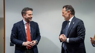 Encuentro entre Juan Pontvianne y el gobernador de Querétaro, Mauricio Kuri