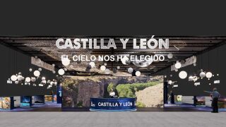 Recreación del expositor de la Junta en Fitur