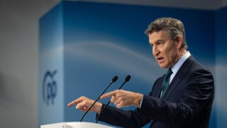 Rueda de prensa de Alberto Núñez Feijóo @ Gonzalo Pérez 