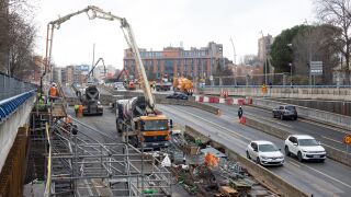 MADRID.-El Ayuntamiento prevé que a finales de abril o primeros de mayo finalizará el túnel del soterramiento de la A-5