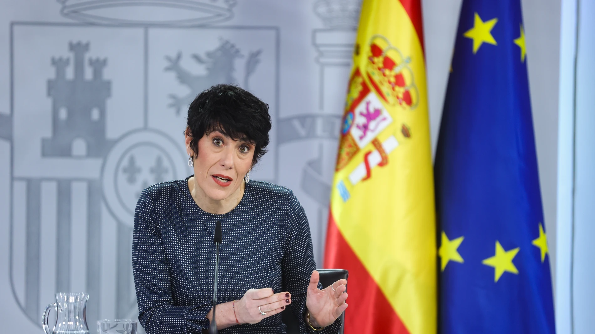 La ministra de Inclusión, Seguridad Social y Migraciones, Elma Saiz