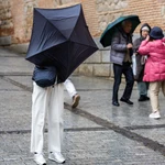 Paso de la borrasca Kristin por Toledo