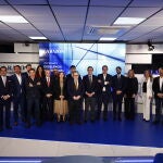 Foto de familia de los premiados en los VII Premios Excelencia Empresarial de LA RAZ&Oacute;N