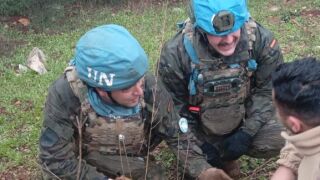 Militares españoles sobre el terreno