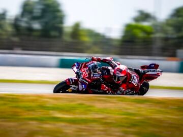 Marc M&aacute;rquez, este martes en Sepang