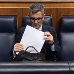 El ministro de Presidencia, Justicia y Relaciones con las Cortes, F&eacute;lix Bola&ntilde;os