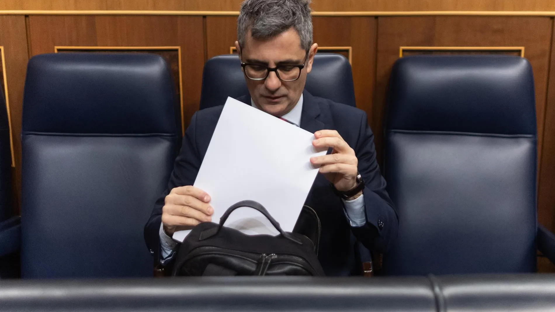 El ministro de Presidencia, Justicia y Relaciones con las Cortes, Félix Bolaños