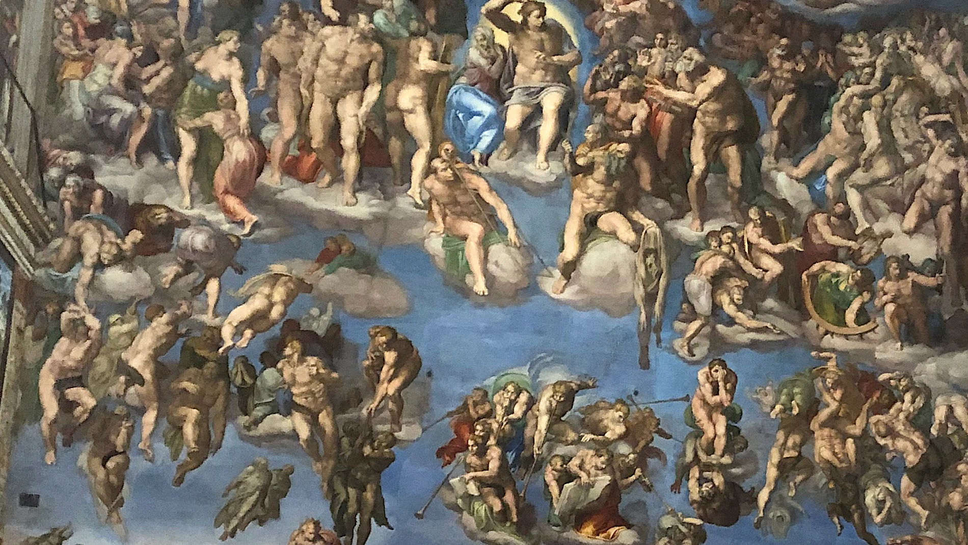 "El juicio Universal" de Miguel Ángel Buonarroti en la Capilla Sixtina del Vaticano